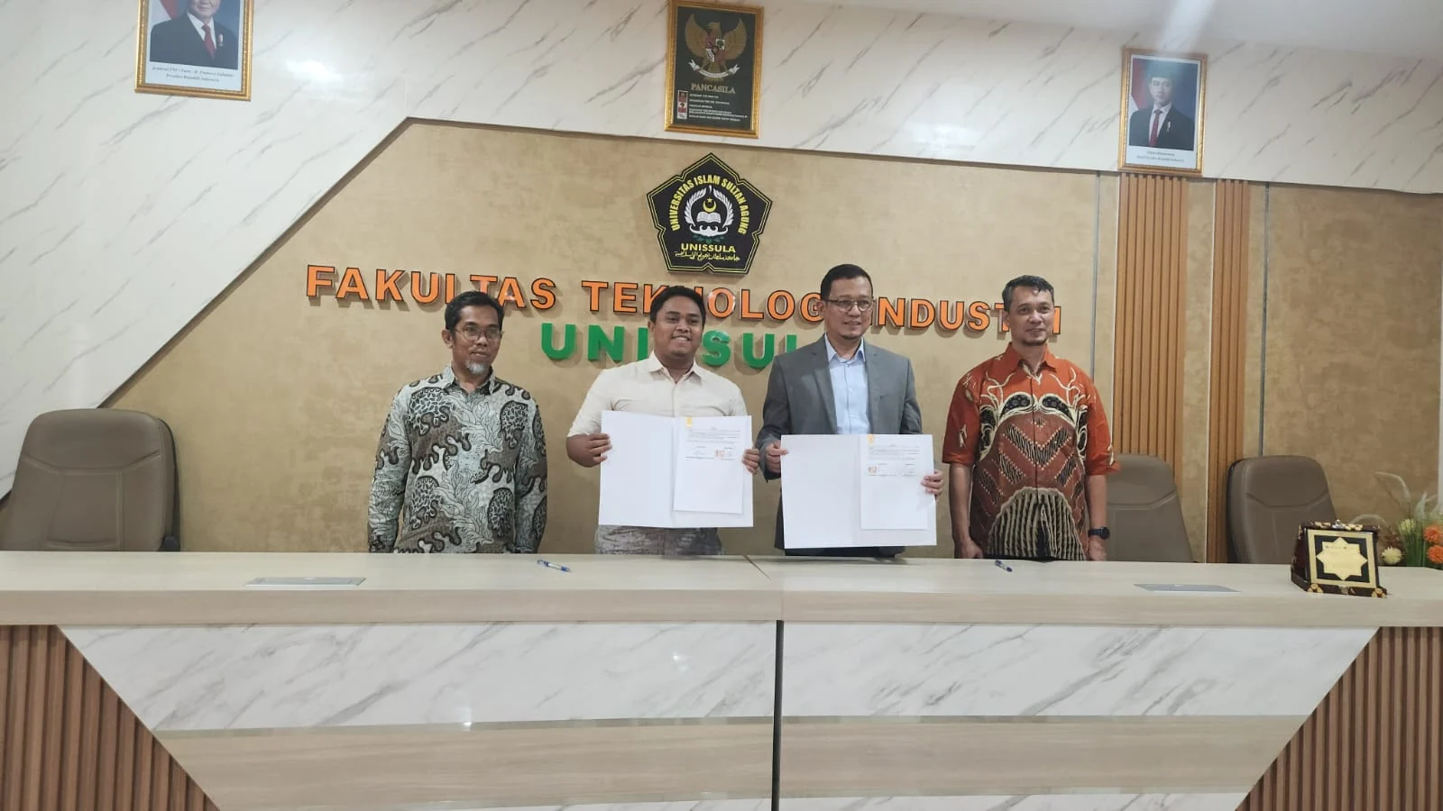 Penandatanganan kerja sama Ufuk Hijau Energi dan Unissula